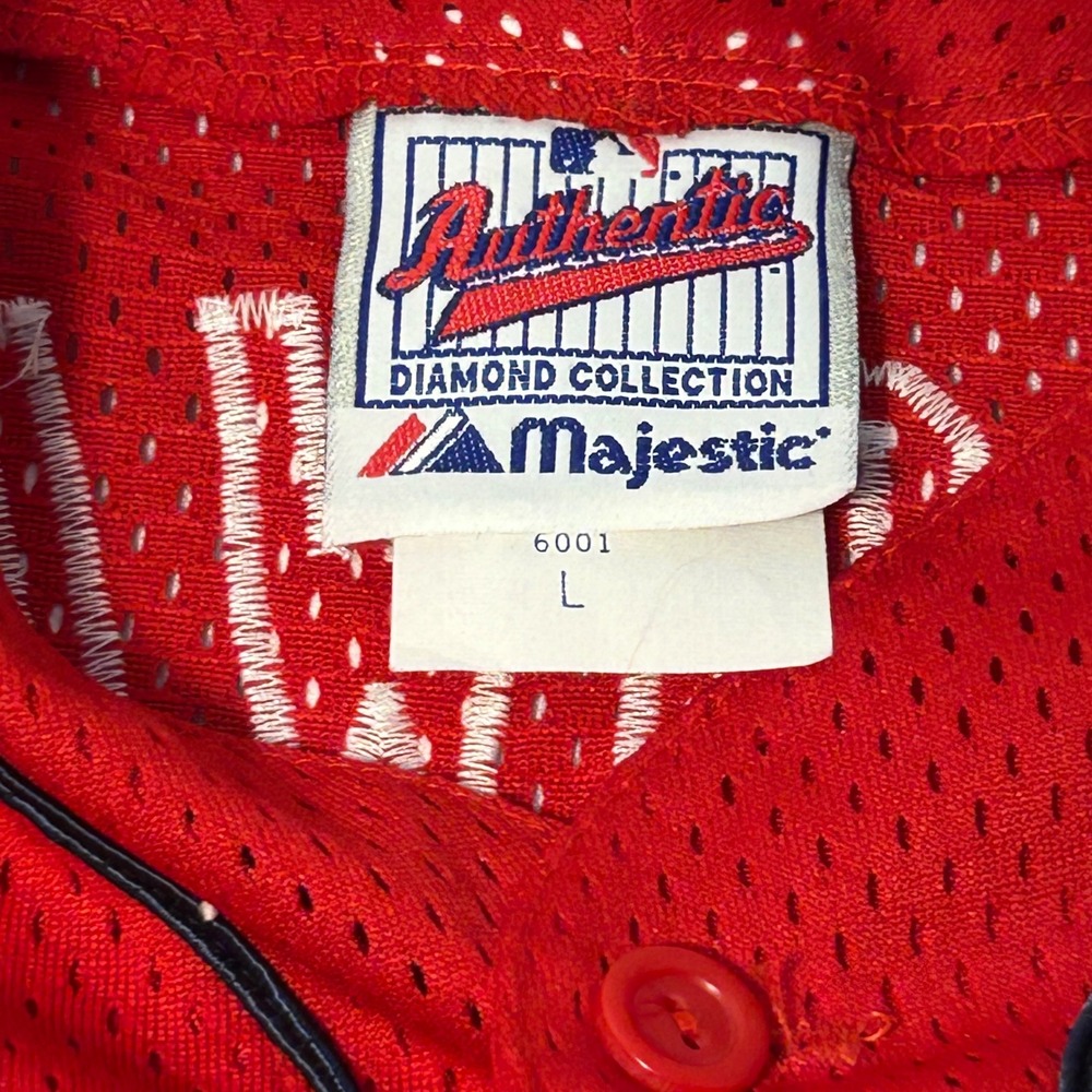 Majestic St Louis Cardinals Mark McGwire 25 Baseball Jersey Size Youth L Vintage - Picture 5 of 9